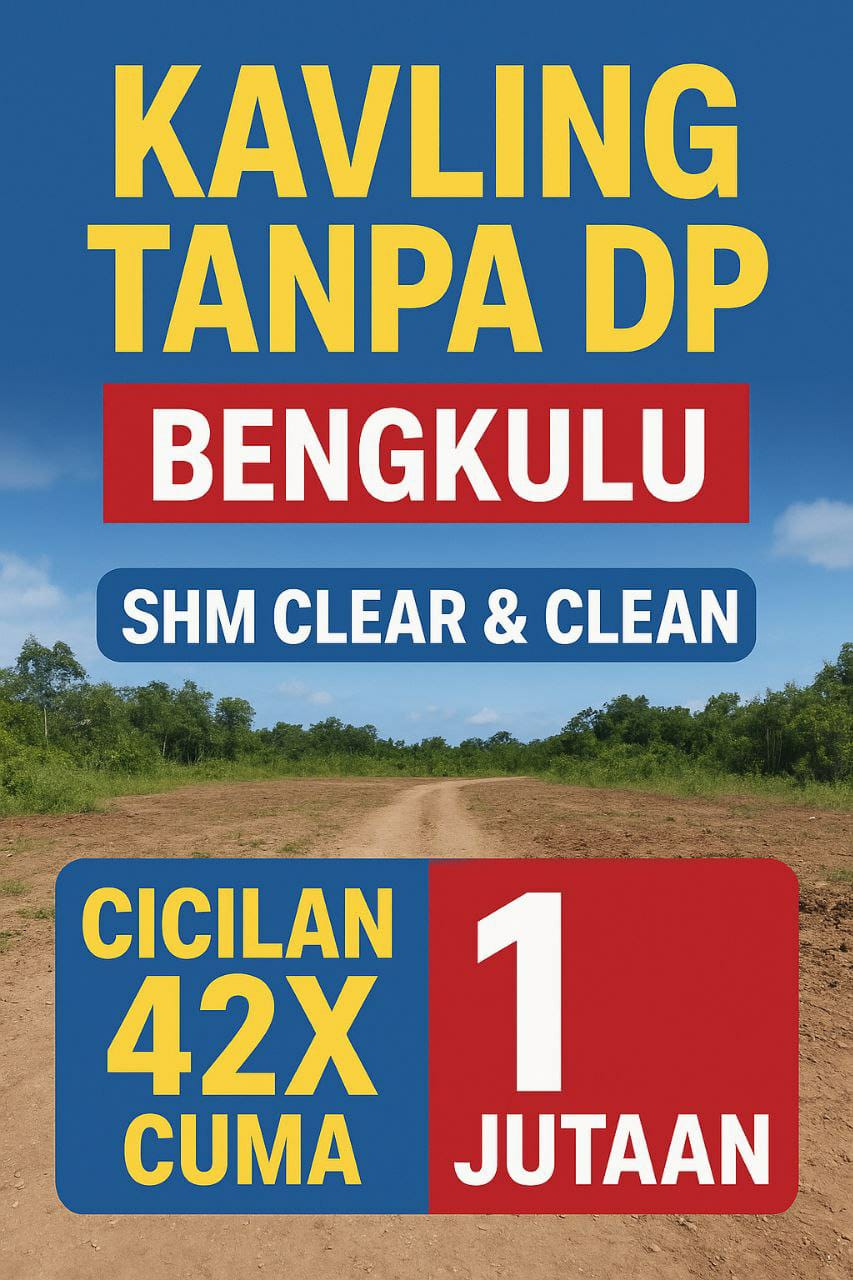 Flyer Kavling Tanpa DP 03